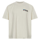 T-shirt con stampa clermont-ferrand in bianco 
