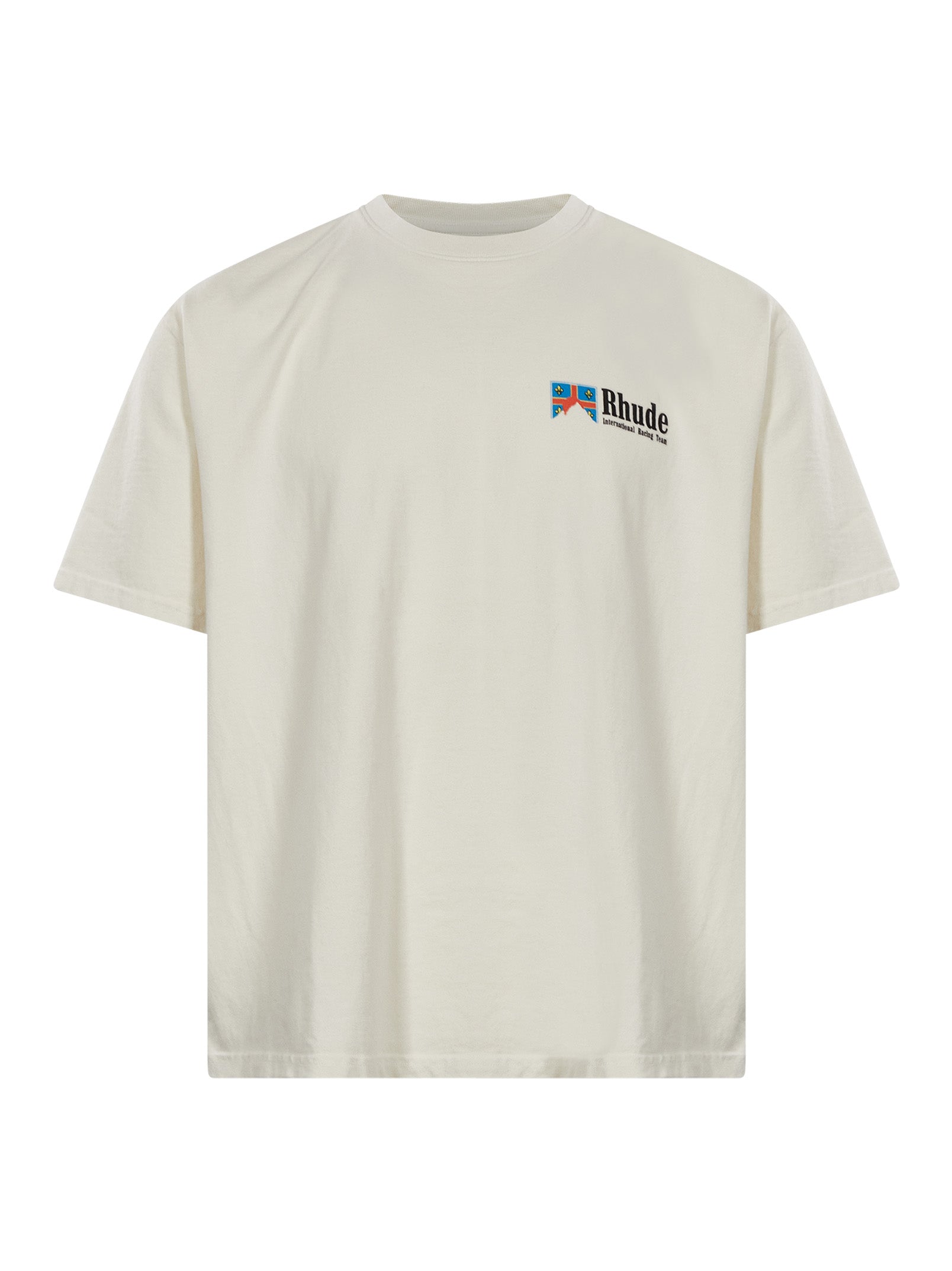 T-shirt con stampa clermont-ferrand in bianco 