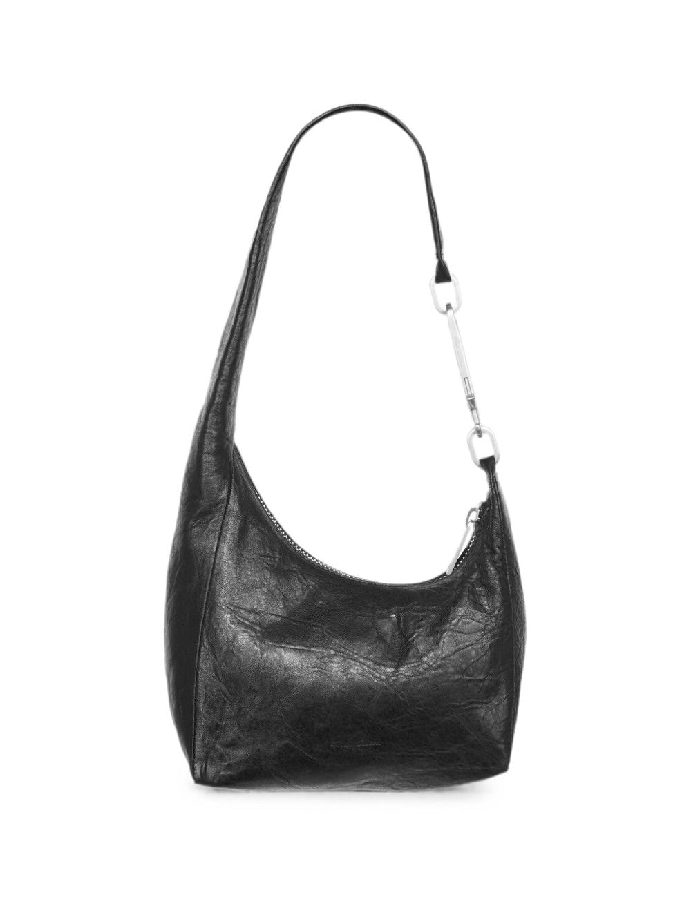 Borsa a spalla disco gemini in nero 
