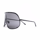 Occhiali da sole oversize in nero 