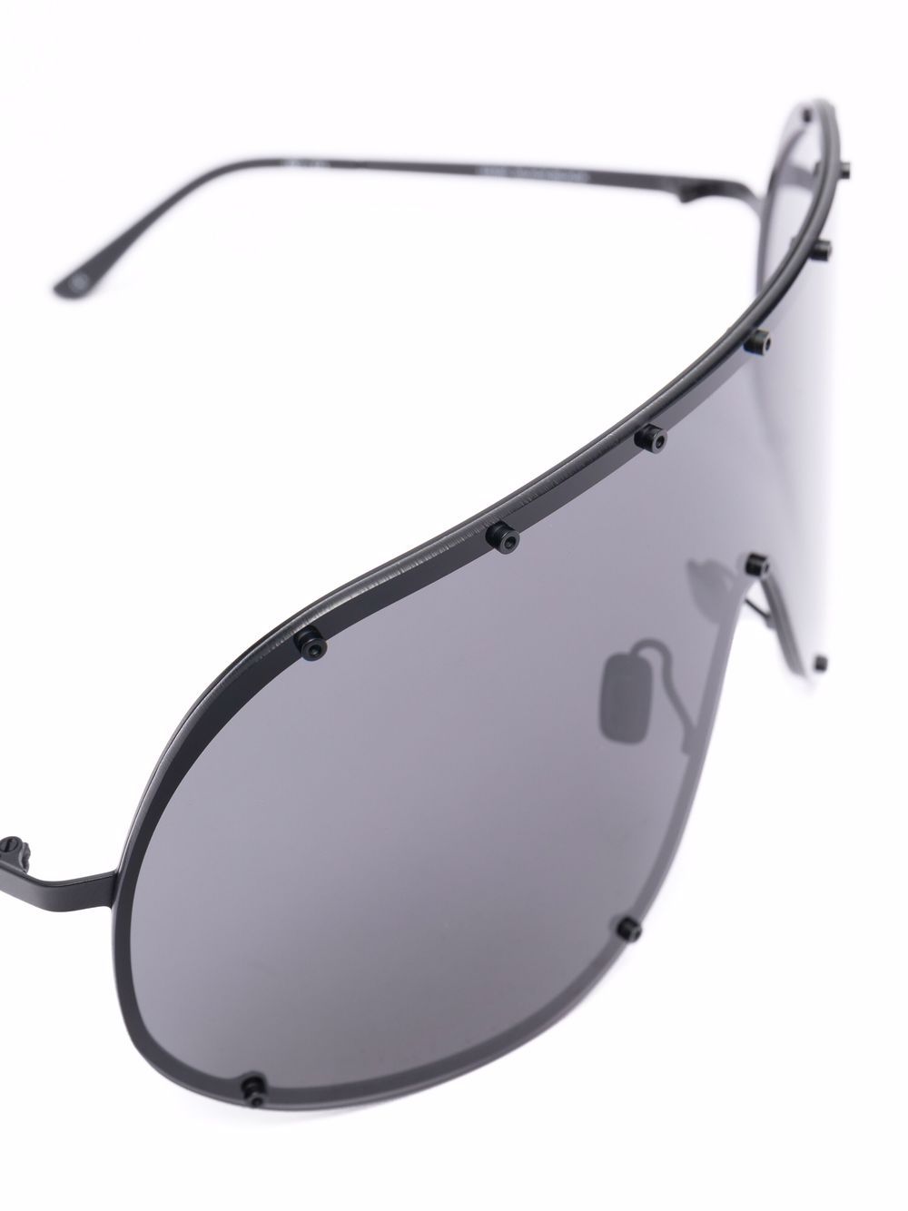 Occhiali da sole oversize in nero 