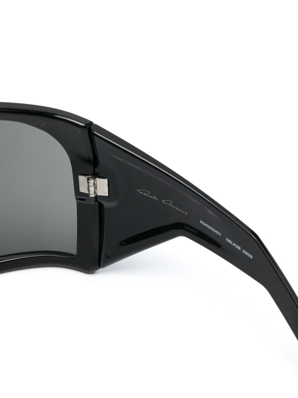 Occhiali da sole kriester con montatura oversize in nero 