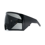 Occhiali da sole kriester con montatura oversize in nero 