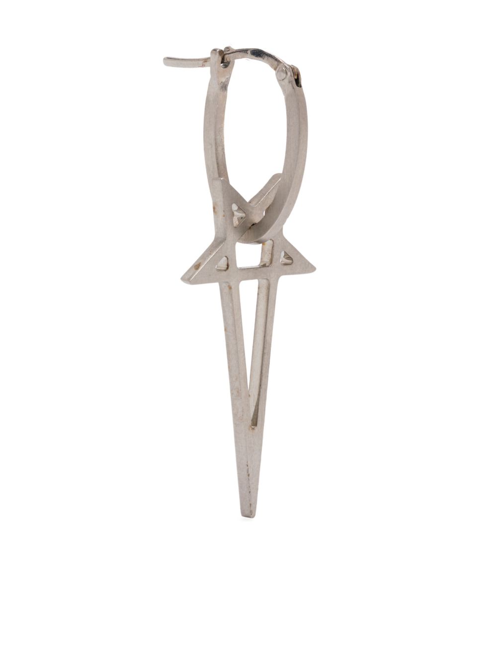 Orecchino Pentagram in argento 