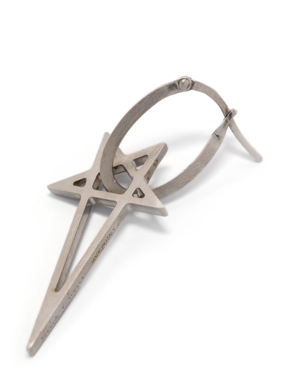 Orecchino Pentagram in argento 