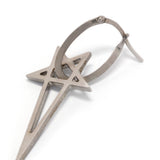 Orecchino Pentagram in argento 