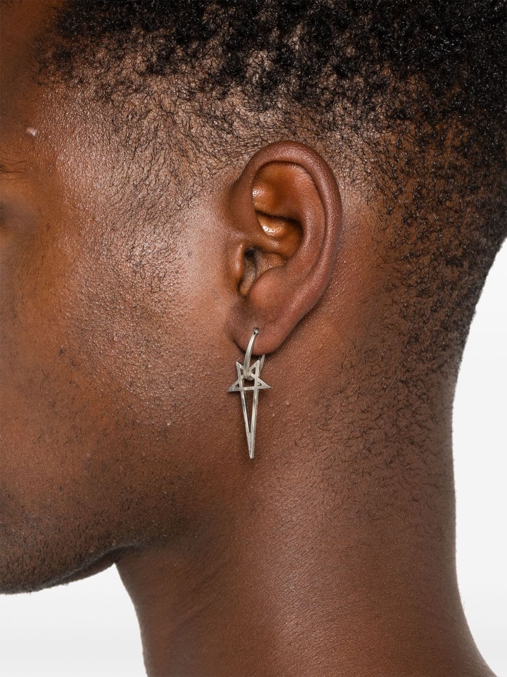 Orecchino Pentagram in argento 