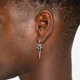 Orecchino Pentagram in argento 