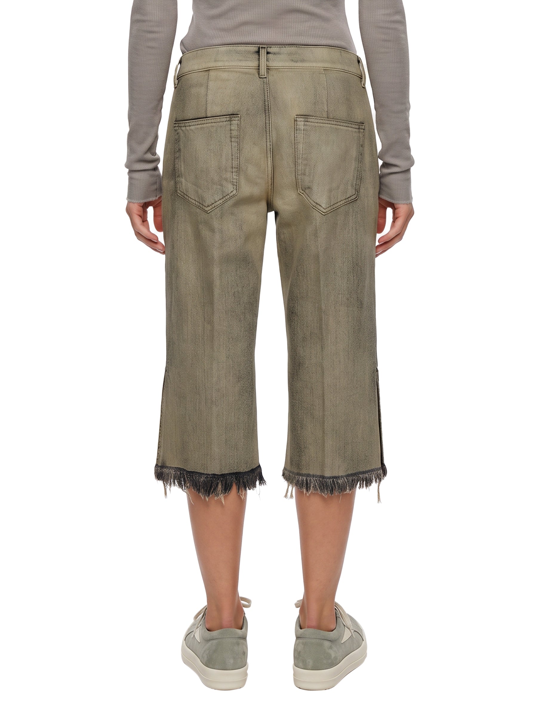 Jeans Bolan Cutoffs in grigio 