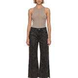 Jeans Bolan cutoffs in grigio scuro 