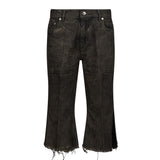 Jeans Bolan cutoffs in grigio scuro 