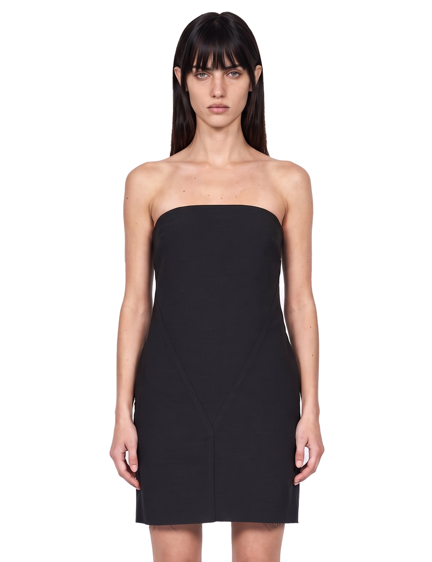 Abito Cropped Sheath in nero 