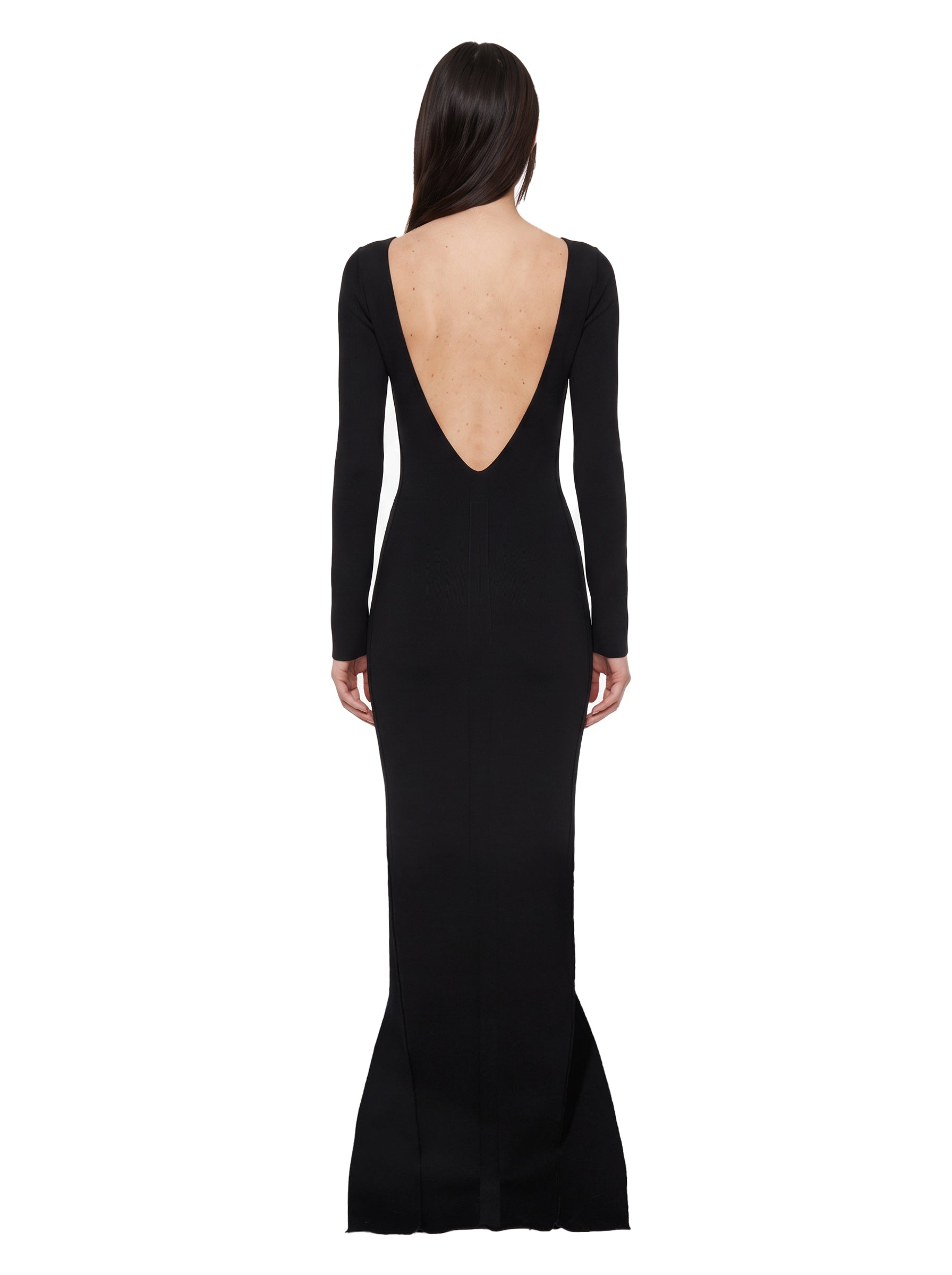 Abito lungo Tight in nero 