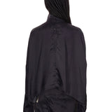 Top a collo alto con stampa jumbo in nero 