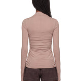 Top con cut-out Prong in rosa 