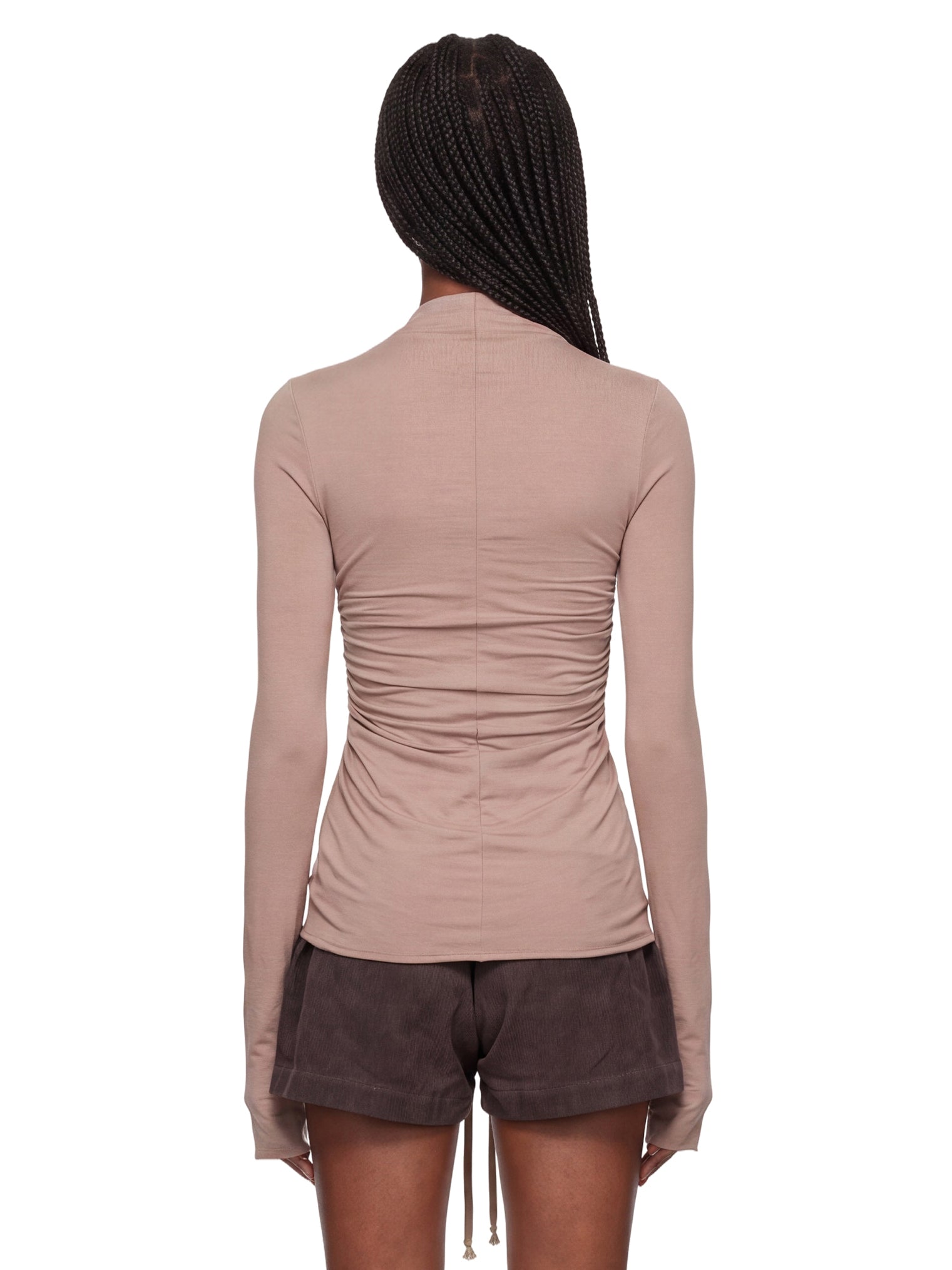 Top con cut-out Prong in rosa 