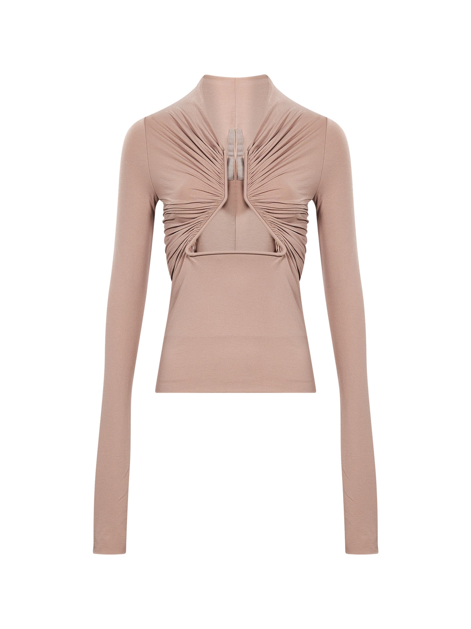Top con cut-out Prong in rosa 
