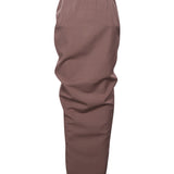 Gonna maxi Soft Pillar in bordeaux 