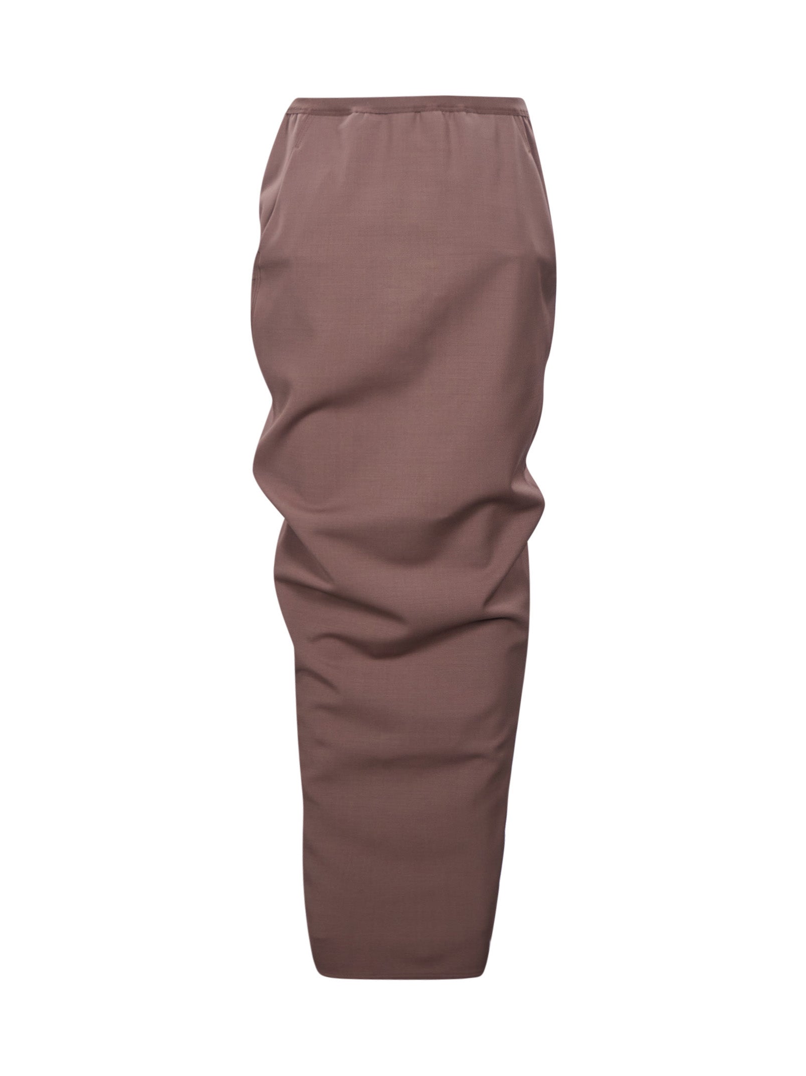 Gonna maxi Soft Pillar in bordeaux 