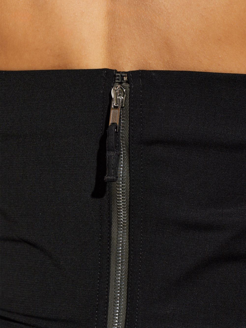 Abito bustier gown in nero 