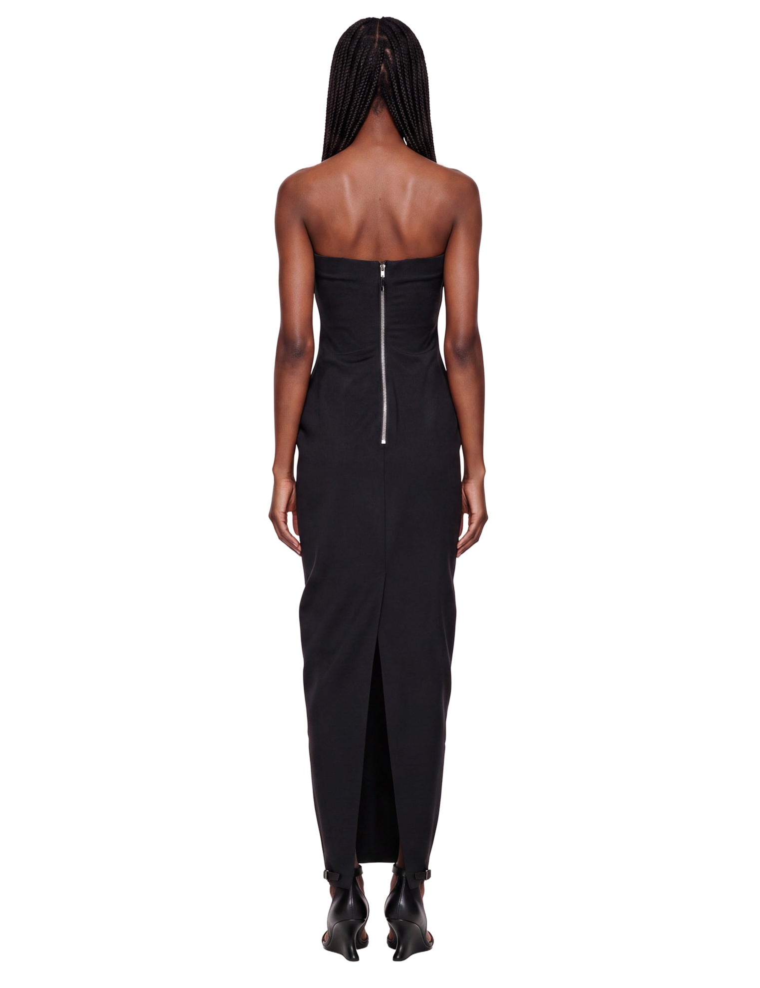 Abito lungo Prong Gown con dettaglio cut-out in nero 
