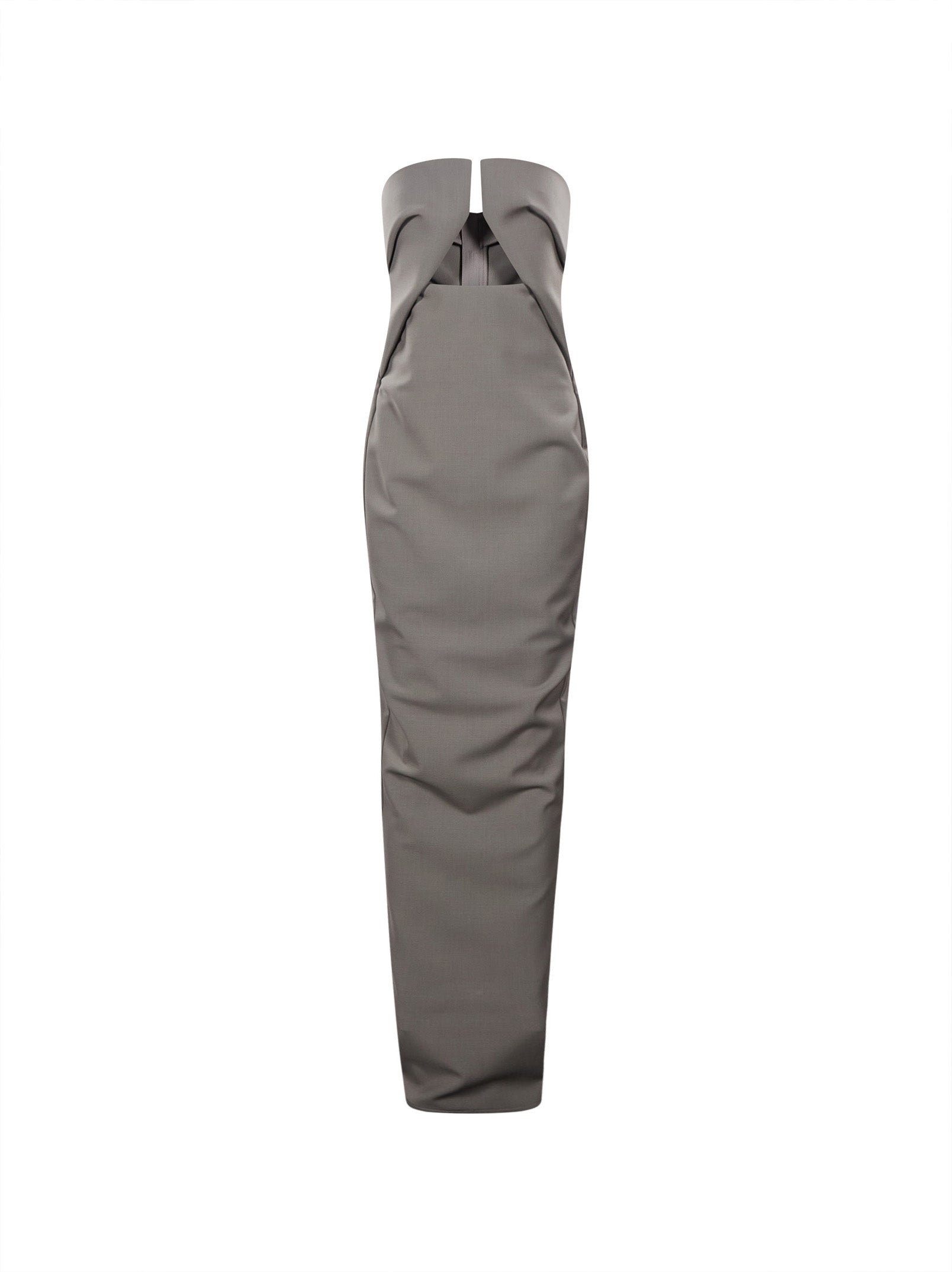 Abito lungo Prong Gown con dettaglio cut-out in grigio 