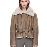 Giacca cropped Cropped Flight in marrone 