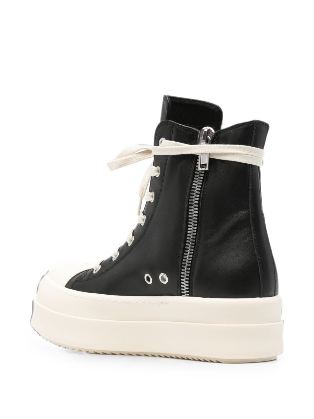 Sneaker in pelle Mega Bumper in nero 