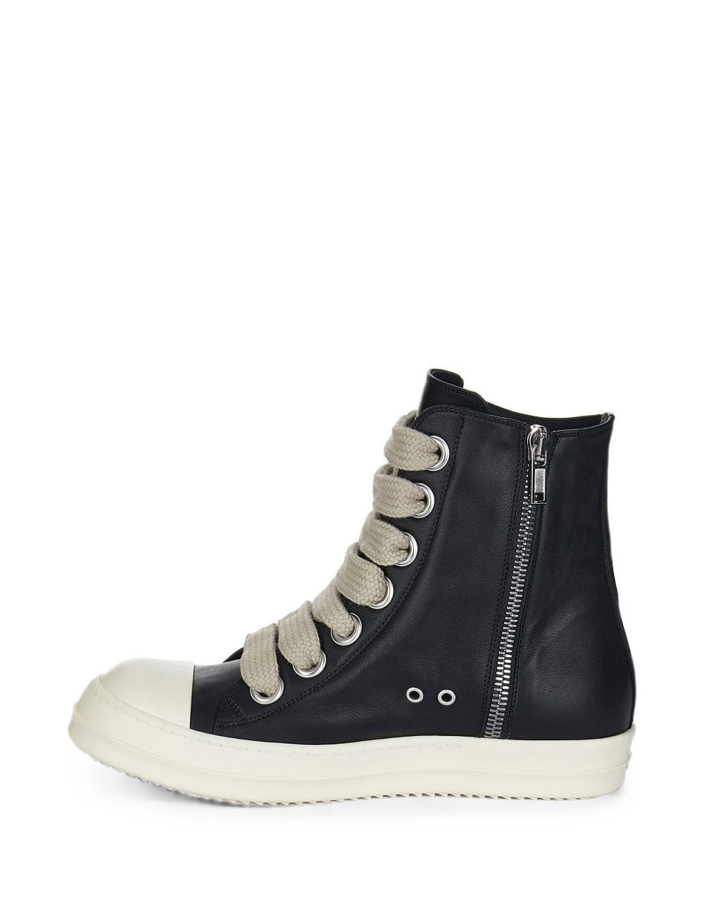 Sneakers alte jumbolace in nero 
