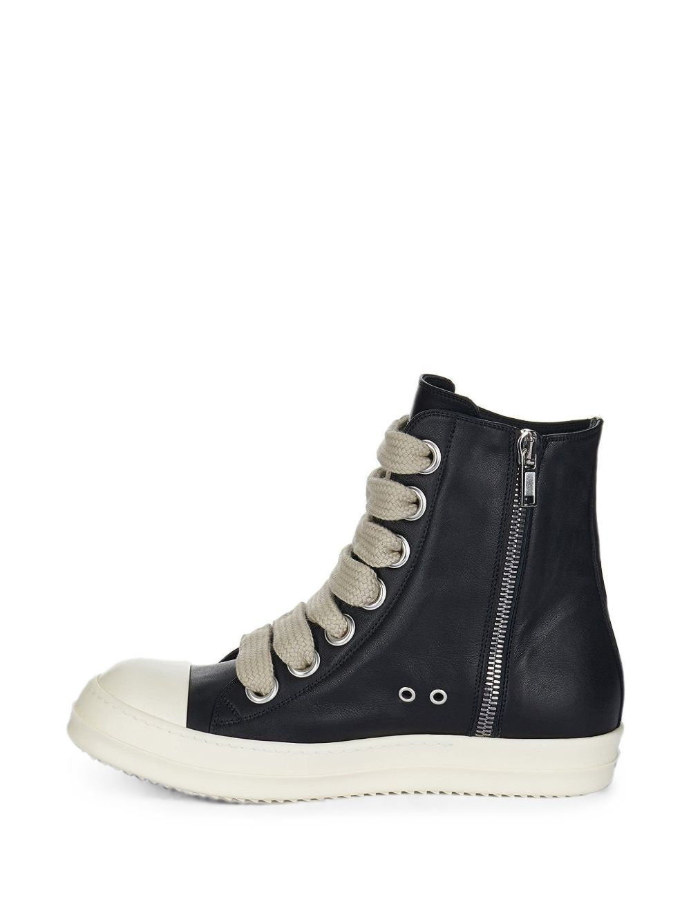 Sneakers alte jumbolace in nero 