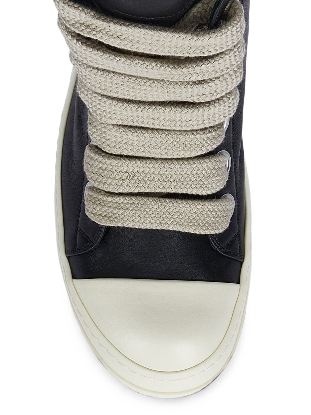 Sneakers alte jumbolace in nero 
