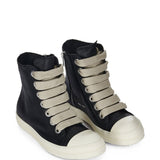 Sneakers alte jumbolace in nero 