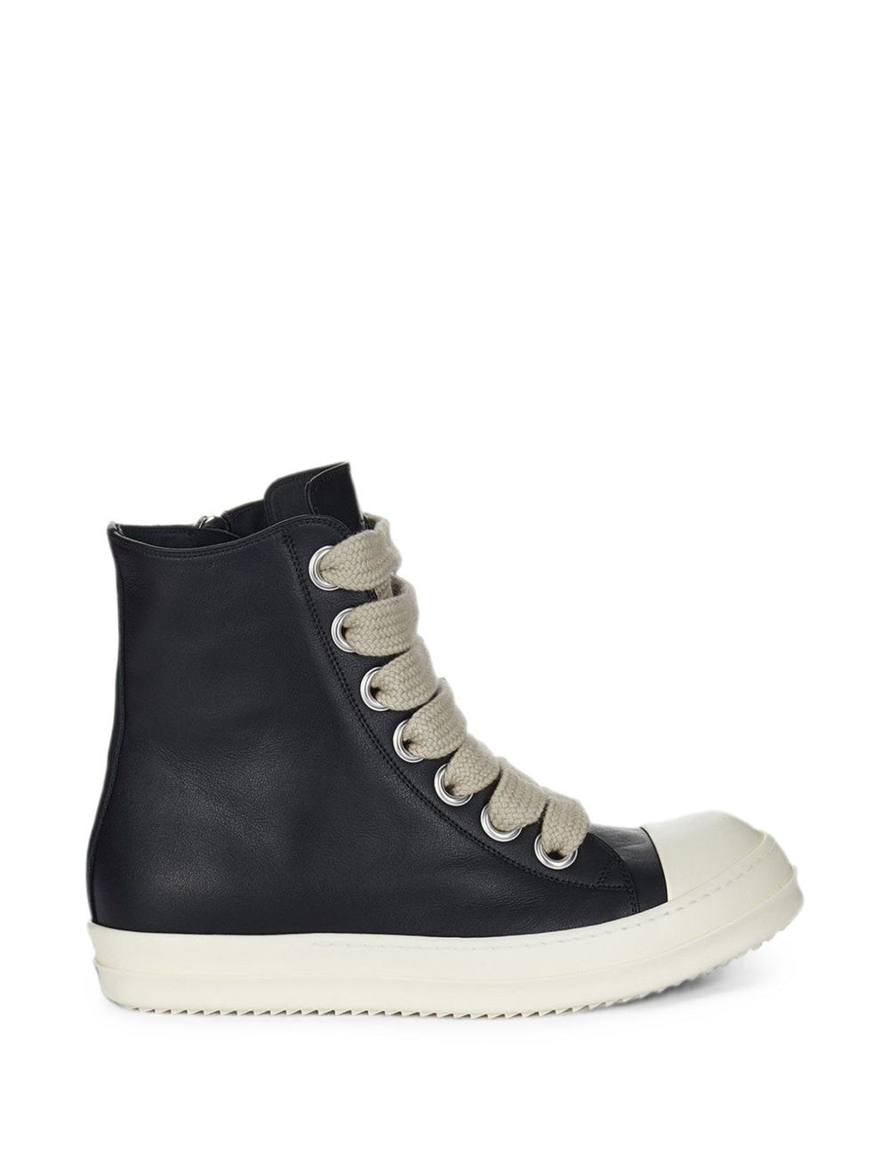 Sneakers alte jumbolace in nero 