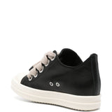 Sneakers Jumbolacet in pelle in nero 