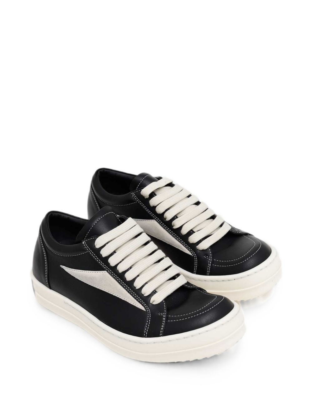Sneakers basse vintage in nero 
