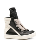 Sneakers Geobasket in pelle in nero 
