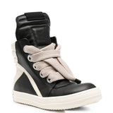 Sneakers Geobasket in pelle in nero 