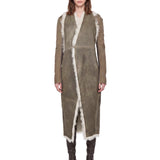 Cappotto a maniche lunghe con cintura cyclops in grigio 