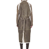 Cappotto con cintura Cyclops in grigio 