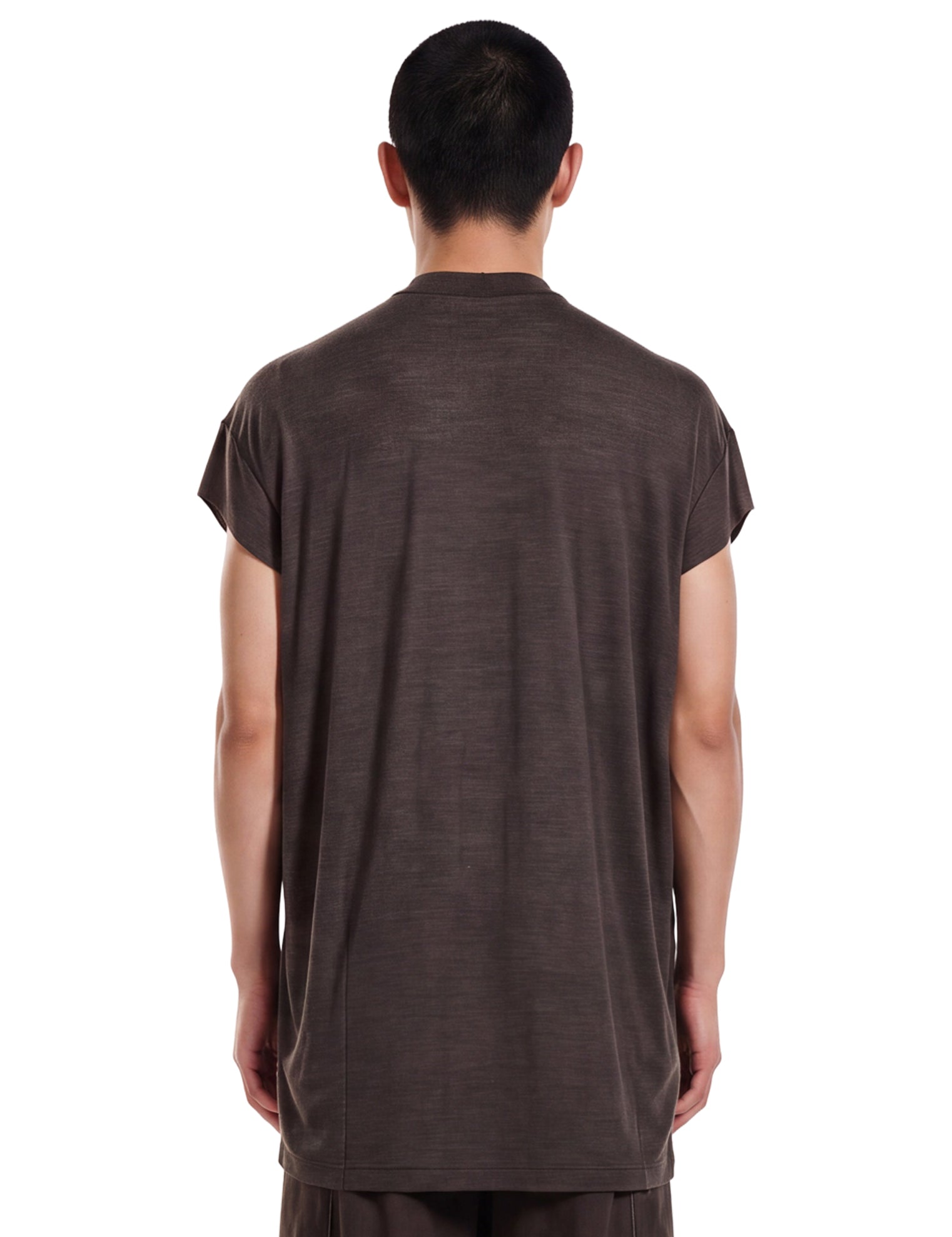 T-shirt a maniche corte jumbo in grigio 