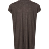 T-shirt a maniche corte Jumbo in grigio 