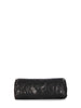 Clutch soft in pelle in nero