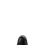 Clutch soft in pelle in nero 