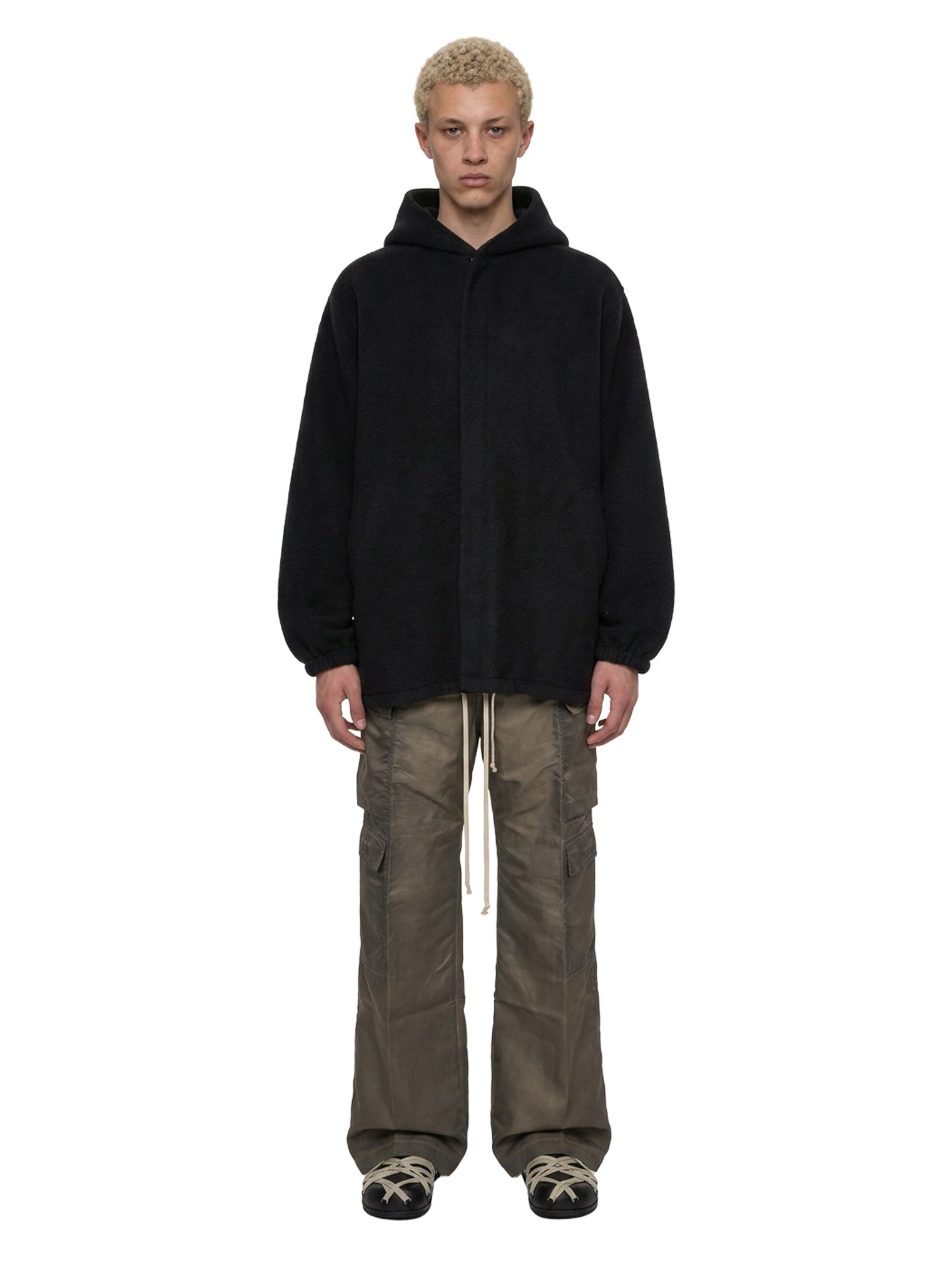 Giacca Hooded Tour in nero 