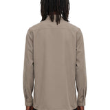 Camicia con tasche in verde 