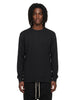 T-shirt a maniche lunghe jumbo in nero