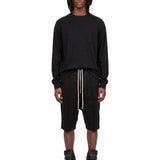 T-shirt a maniche lunghe jumbo in nero 