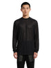 T-shirt a maniche lunghe jumbo in nero
