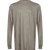 T-shirt a maniche lunghe jumbo in grigio 