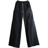 Pantaloni cargo Belas a gamba larga in nero 